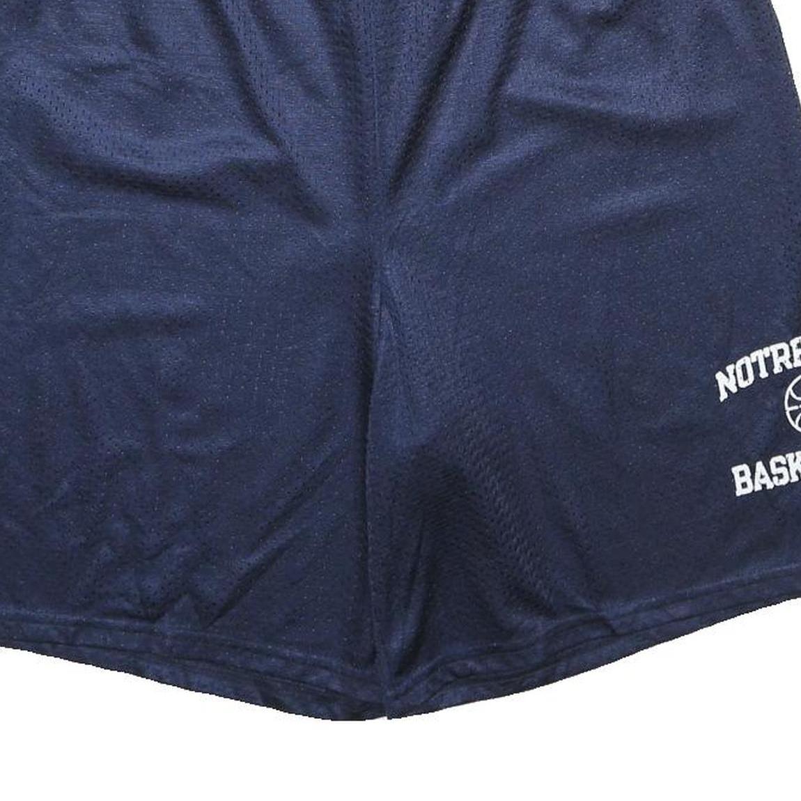 ADIDAS Mens Shorts Navy Blue Notre Dame Basketball M W32 Sports Mesh