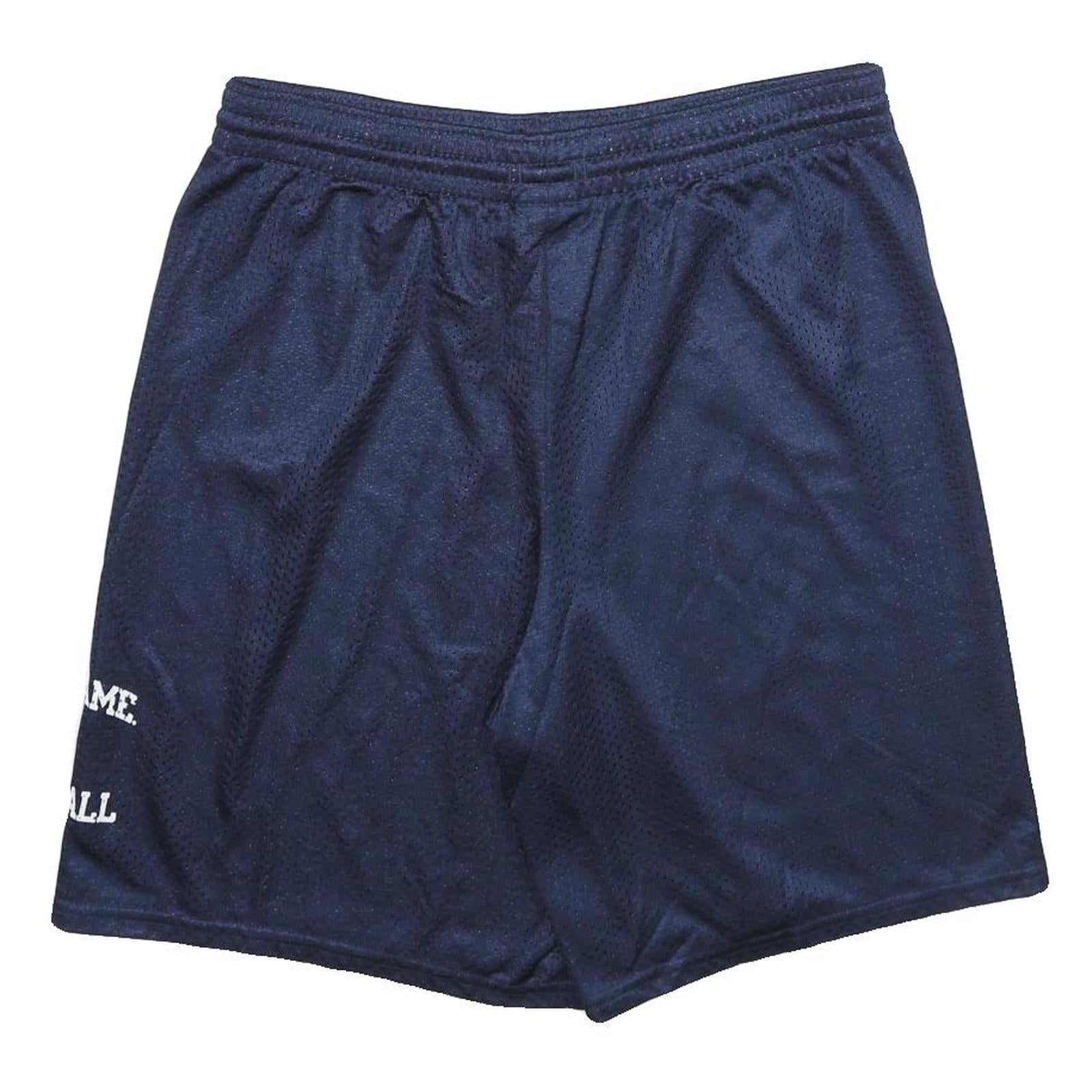 ADIDAS Mens Shorts Navy Blue Notre Dame Basketball M W32 Sports Mesh