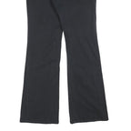 DICKIES Womens Cotton Blend Black Regular Fit Flared Trousers W30 L30