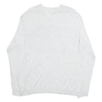 CALVIN KLEIN Mens Jumper Grey V-Neck Tight Knit M