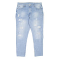 BRIOX Mens Jeans Blue Slim Tapered Stone Wash W40 L29