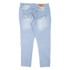 BRIOX Mens Jeans Blue Slim Tapered Stone Wash W40 L29