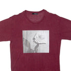 DIESEL Rose Womens T-Shirt Maroon S