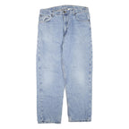 CARHARTT Mens Regular Fit Straight Leg Denim Light Blue W36 L29 Workwear Jeans