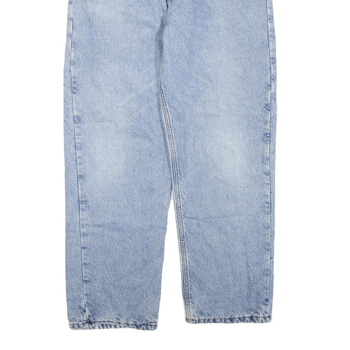 CARHARTT Mens Regular Fit Straight Leg Denim Light Blue W36 L29 Workwear Jeans