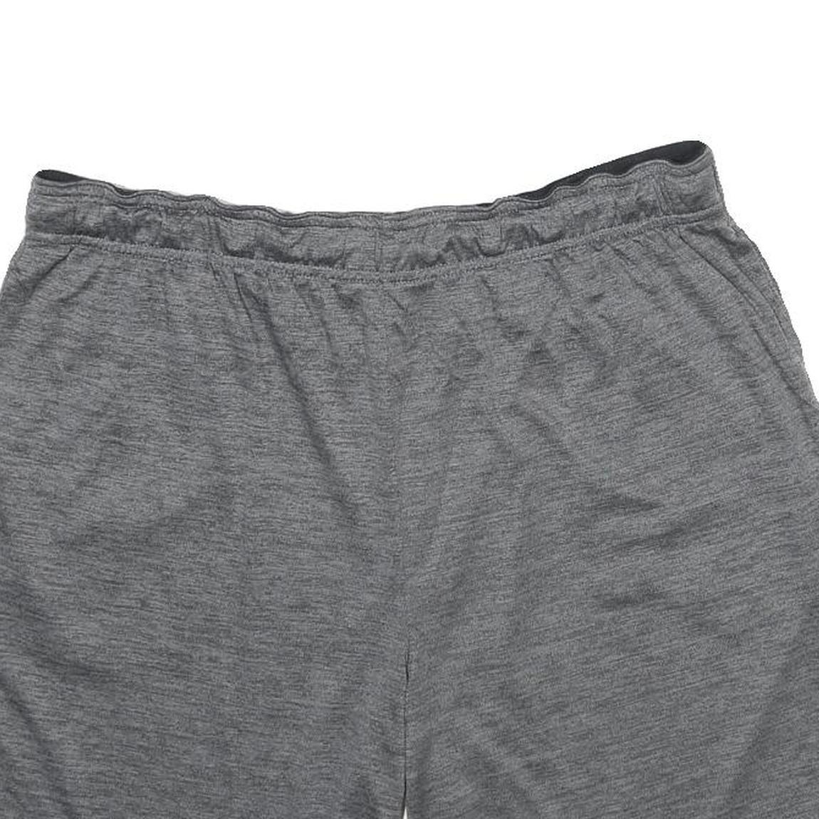 REEBOK Mens Shorts Grey Sports Casual L W32 Lightweight Polyester