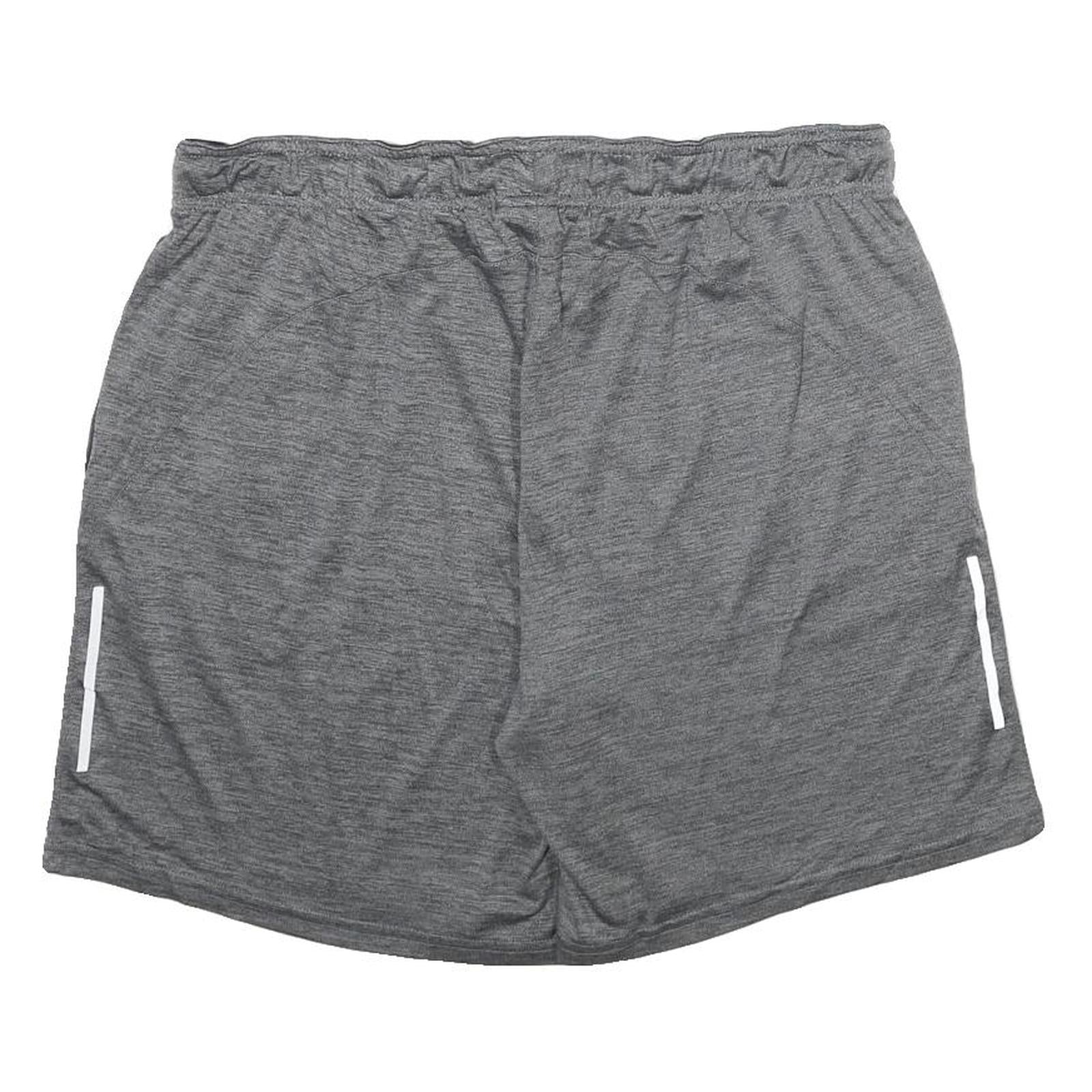 REEBOK Mens Shorts Grey Sports Casual L W32 Lightweight Polyester