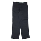 DICKIES Chino Mens Trousers Black Regular Straight W30 L30