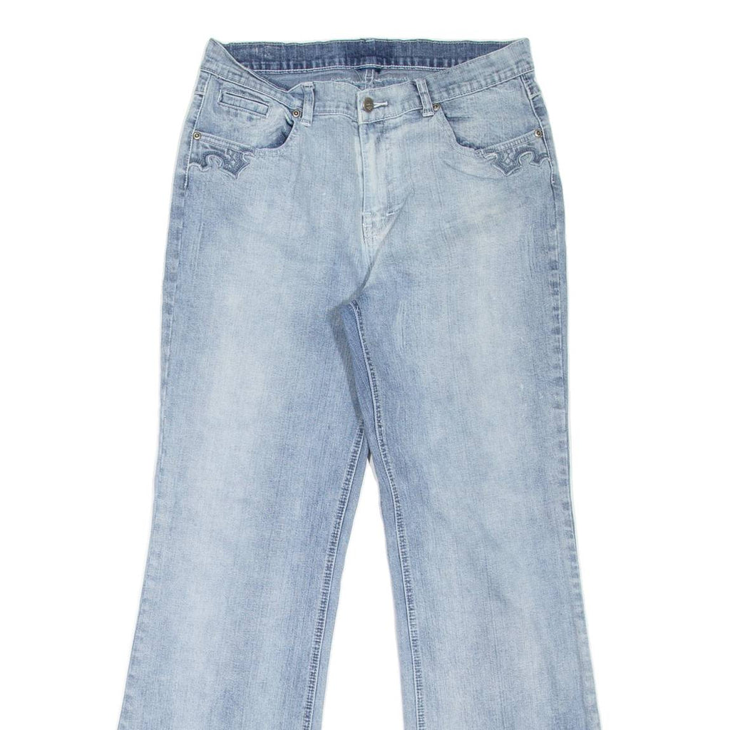 SERGEANT PEPER Womens Jeans Blue Regular Bootcut W29 L30