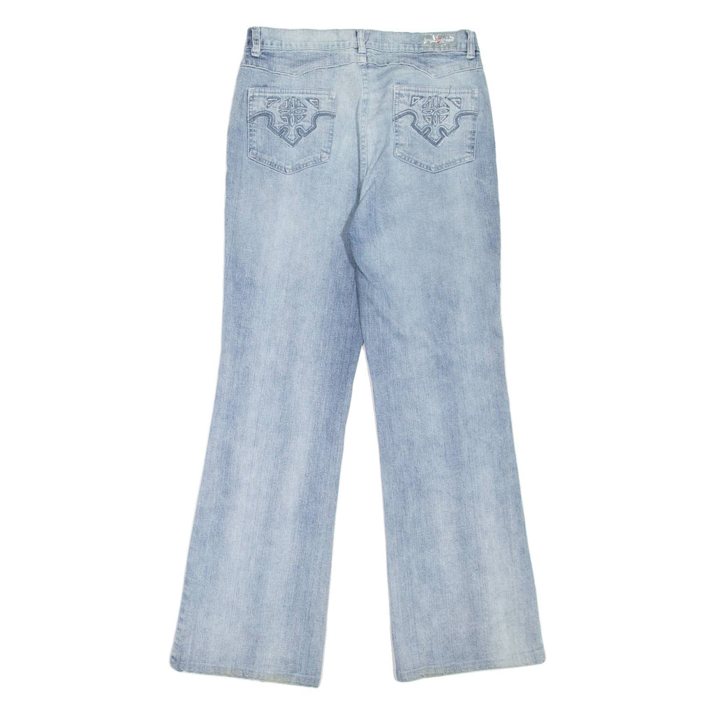 SERGEANT PEPER Womens Jeans Blue Regular Bootcut W29 L30