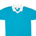 EAGLE SPORTSWEAR Mens T-Shirt Blue Collared L