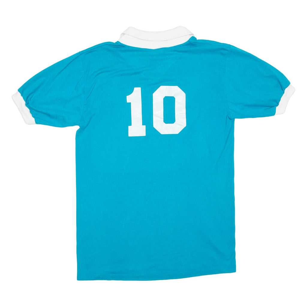 EAGLE SPORTSWEAR Mens T-Shirt Blue Collared L