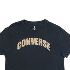 CONVERSE Cropped Womens T-Shirt Black XS