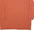 COSY COMPANY Womens Rust Orange Crew Neck 2XL Cotton Blend Pullover Sweatshirt