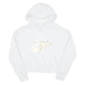 NIKE Cropped Womens White Hoodie XS