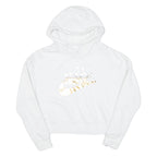 NIKE Cropped Womens White Hoodie XS