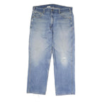 CARHARTT Mens Jeans Blue Relaxed Straight Denim Light W38 L30 Workwear