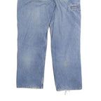 CARHARTT Mens Jeans Blue Relaxed Straight Denim Light W38 L30 Workwear
