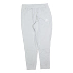 NIKE Mens Joggers White Slim Tapered L W32 L30 Sportswear Casual