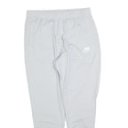NIKE Mens Joggers White Slim Tapered L W32 L30 Sportswear Casual