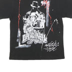 ARTISTIK WORLD Mens Black Graphic T-Shirt M Short Sleeve Crew Neck Original