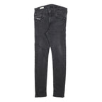 LEVI'S 519 BIG E Mens Jeans Black Slim Skinny Denim Medium W28 L29 Authentic