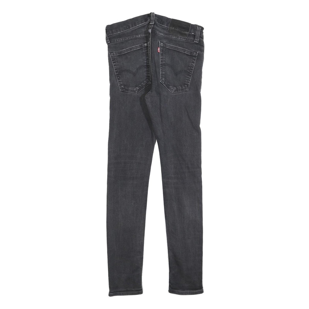 LEVI'S 519 BIG E Mens Jeans Black Slim Skinny Denim Medium W28 L29 Authentic