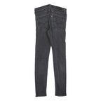 LEVI'S 519 BIG E Mens Jeans Black Slim Skinny Denim Medium W28 L29 Authentic