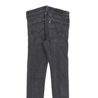 LEVI'S 519 BIG E Mens Jeans Black Slim Skinny Denim Medium W28 L29 Authentic