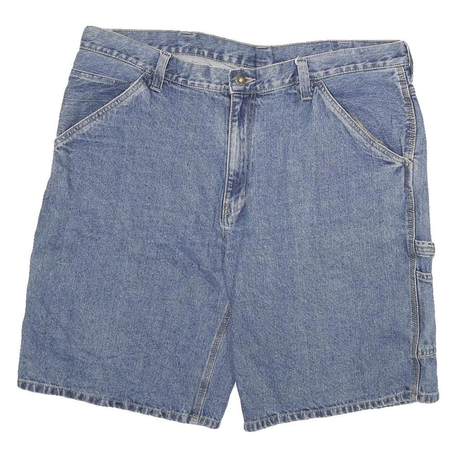 FADED GLORY Mens Denim Casual Shorts Light Blue 3XL W41 Cotton Blend