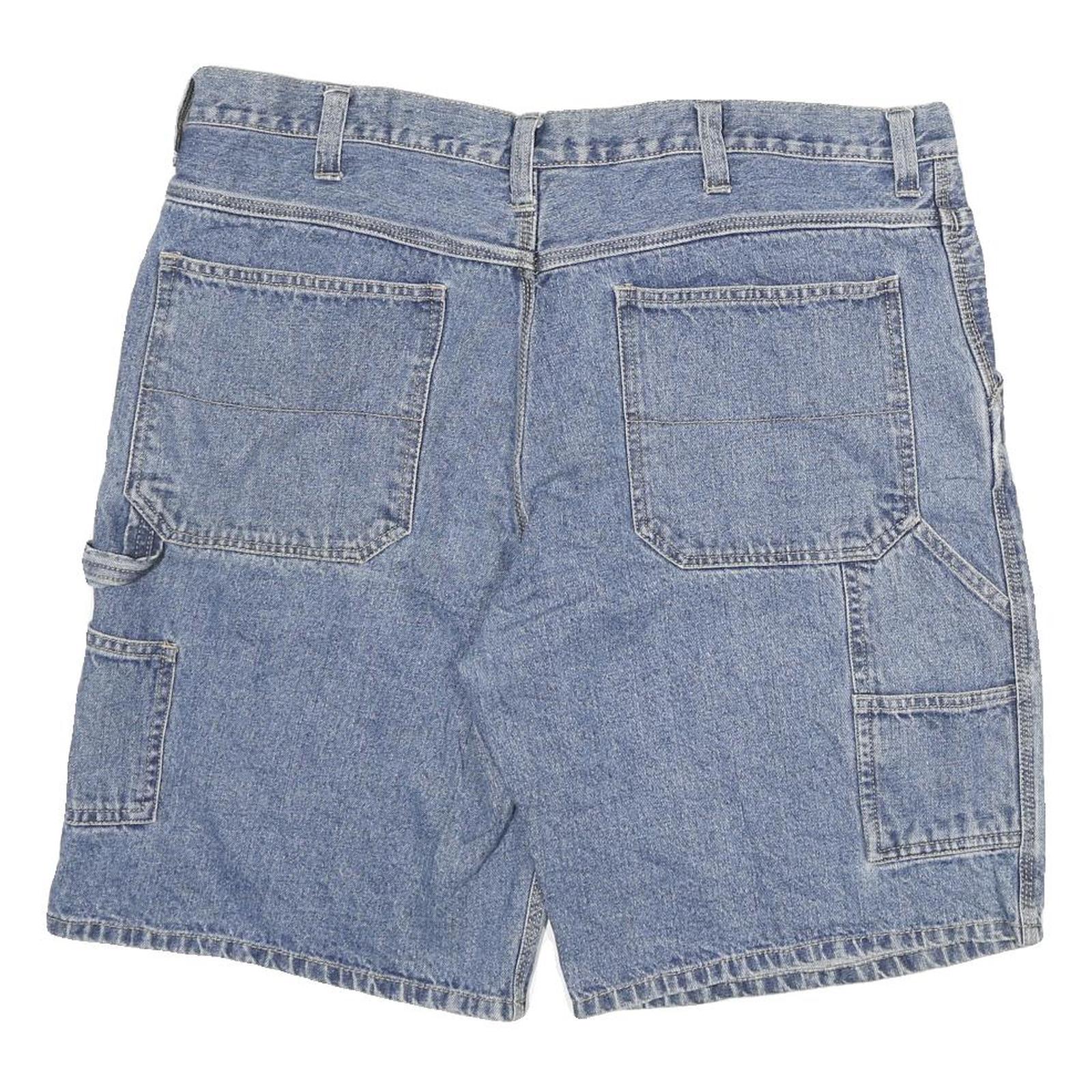 FADED GLORY Mens Denim Casual Shorts Light Blue 3XL W41 Cotton Blend