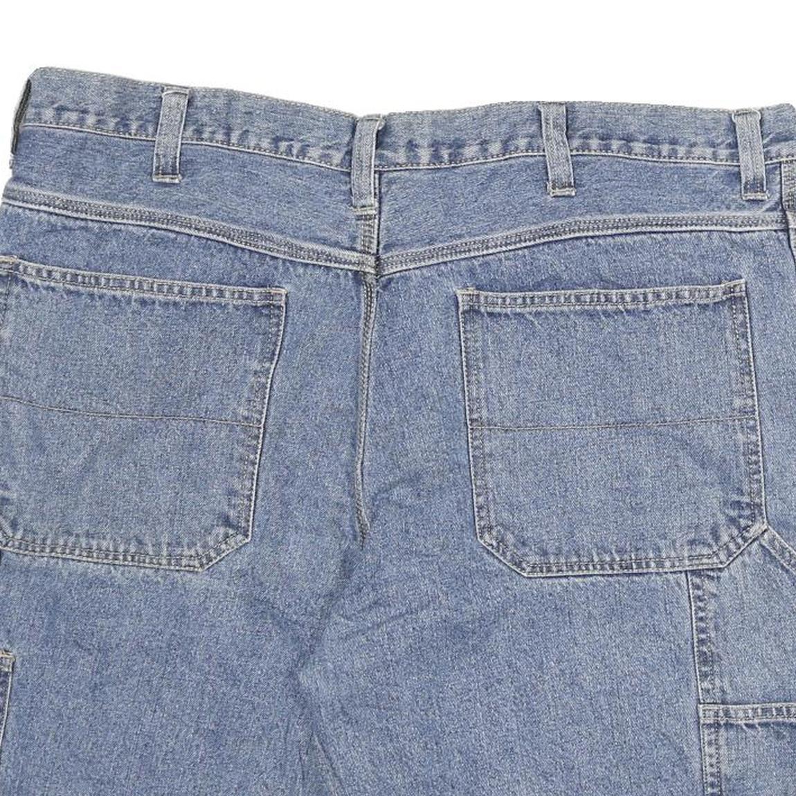 FADED GLORY Mens Denim Casual Shorts Light Blue 3XL W41 Cotton Blend