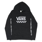 VANS Mens Black Hoodie M Cotton Blend Pull Over Sweatshirt