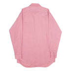 PIERRE CARDIN Mens Pink Shirt XL Cotton Classic Button Down Long Sleeve Pocket