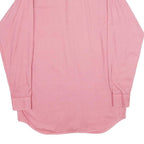 PIERRE CARDIN Mens Pink Shirt XL Cotton Classic Button Down Long Sleeve Pocket