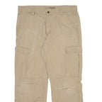 CARHARTT Cargo Mens Trousers Beige Relaxed Straight W36 L30
