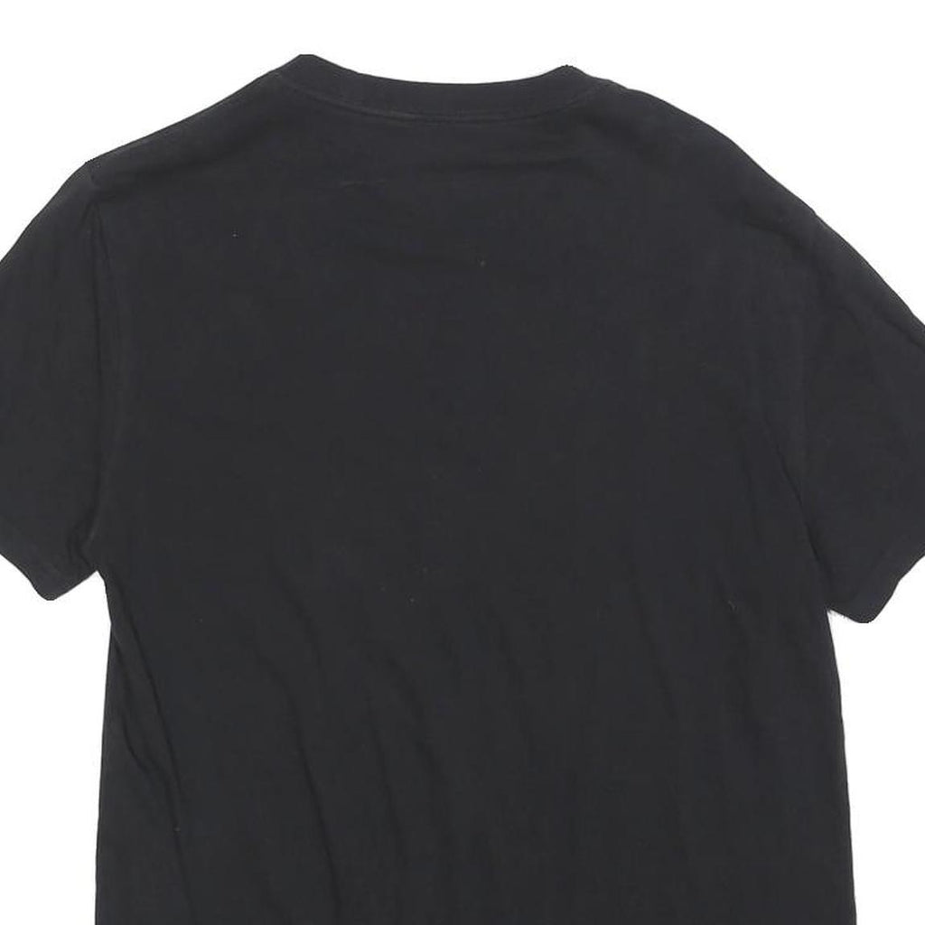CALVIN KLEIN JEANS Mens Black S Cotton Blend Short Sleeve Crew Neck Logo T-Shirt
