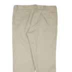DICKIES Mens Regular Fit Beige Trousers W40 L30 Workwear Zip Closure Cotton