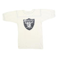 BANTAMS Womens White Raiders Graphic T-Shirt L Short Sleeve Crew Neck Cotton