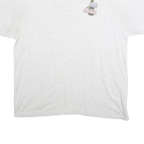 HANES HEAVYWEIGHT Mens White XL Short Sleeve Crew Neck Coca Cola Graphic T-Shirt