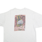 HANES HEAVYWEIGHT Mens White XL Short Sleeve Crew Neck Coca Cola Graphic T-Shirt