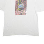 HANES HEAVYWEIGHT Mens White XL Short Sleeve Crew Neck Coca Cola Graphic T-Shirt