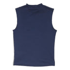 NIKE Womens Navy Blue Sleeveless Crew Neck Sports T-Shirt M Polyester