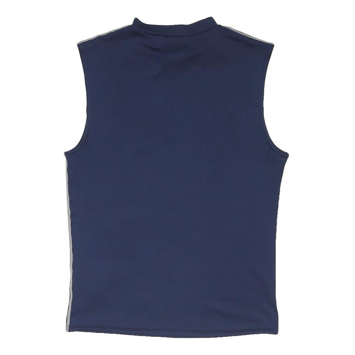 NIKE Womens Navy Blue Sleeveless Crew Neck Sports T-Shirt M Polyester