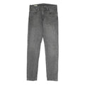LEVI'S 512 Mens Slim Grey Denim Raw Zip Jeans W30 L32 Classic Style