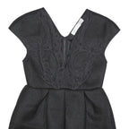 ALICE MCCALL Womens Black Bodycon Woven Mini Dress Polyester Blend S Lace Detail