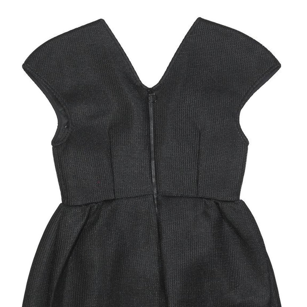 ALICE MCCALL Womens Black Bodycon Woven Mini Dress Polyester Blend S Lace Detail