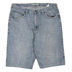 LEE Mens Shorts Blue Denim Straight Leg XL W38 Casual Summer Wear