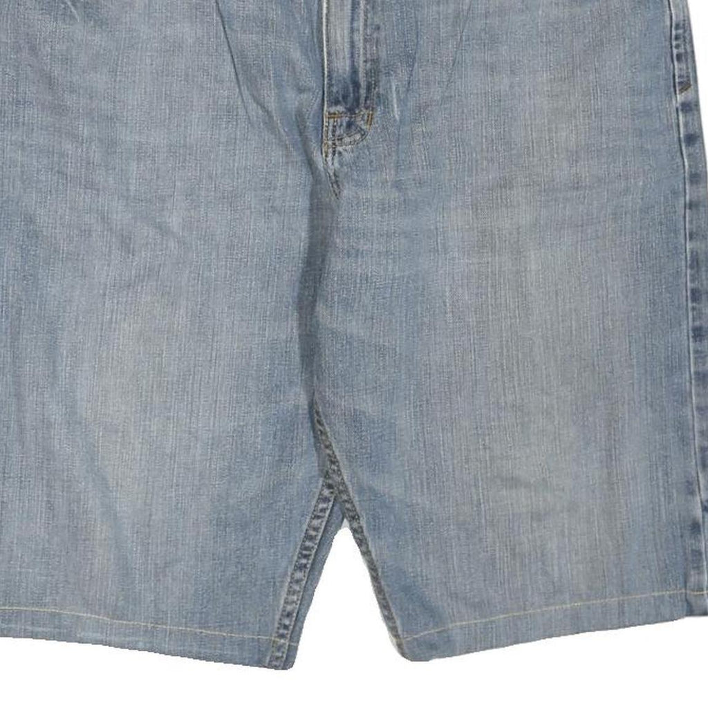 LEE Mens Shorts Blue Denim Straight Leg XL W38 Casual Summer Wear