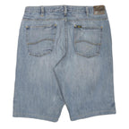 LEE Mens Shorts Blue Denim Straight Leg XL W38 Casual Summer Wear